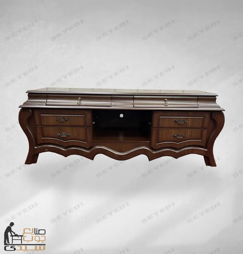 میز ال سی دی بغل خمره روکشی 150