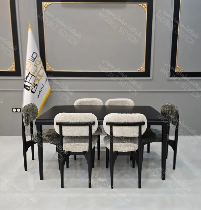 طاولة طعام ملكية تتسع لـ 6 أشخاص