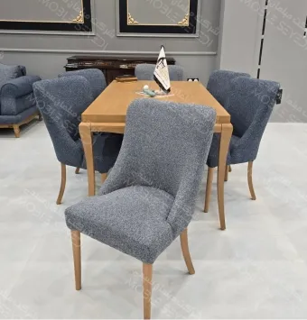 طاولة طعام جانيت لـ 6 مقاعد