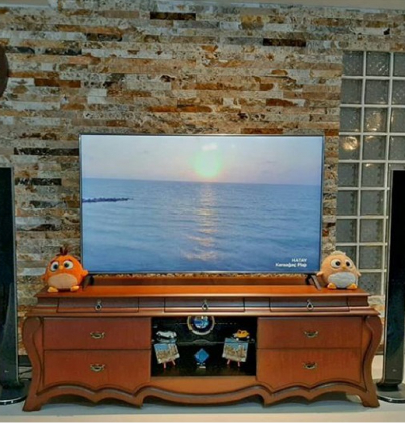 میز ال سی دی بغل خمره روکشی 150