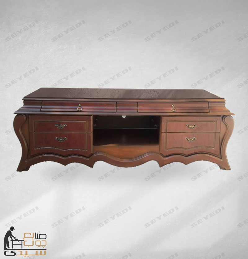 میز ال سی دی بغل خمره روکشی 150