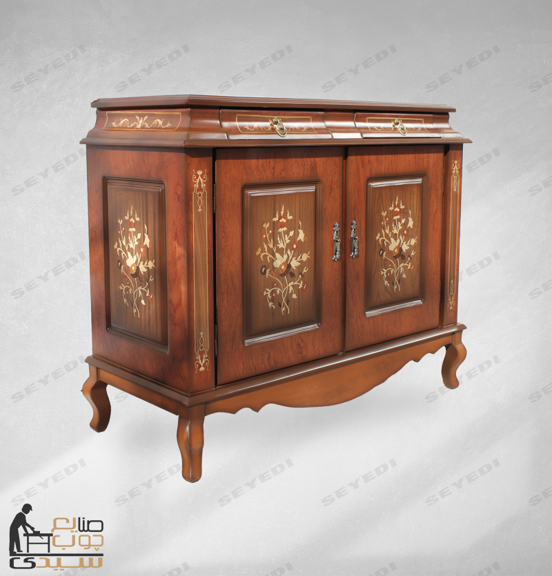 آینه و کنسول دو درب ناودانی