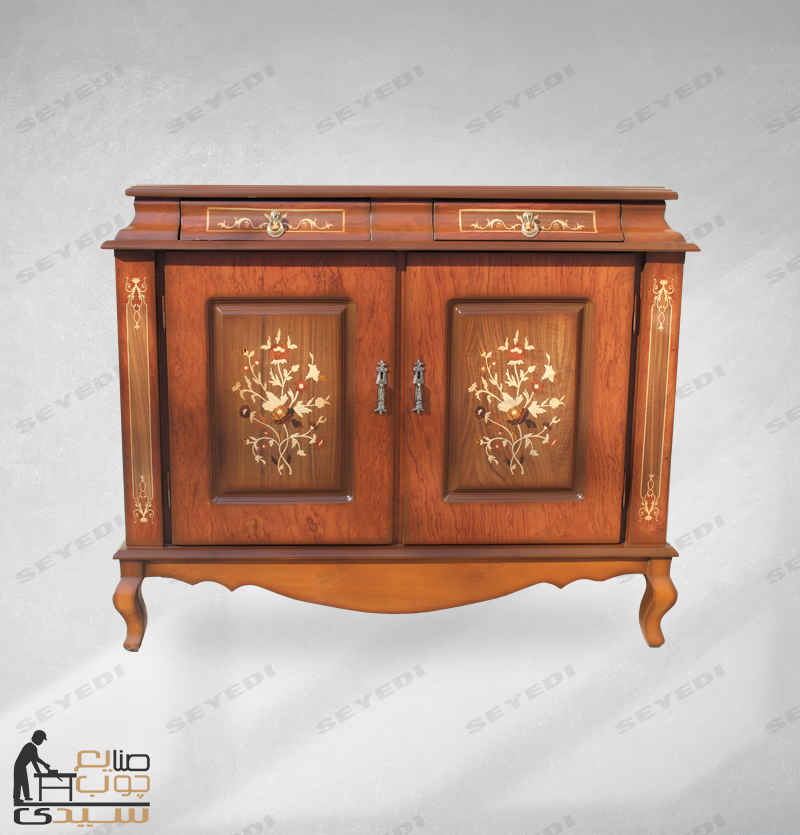 آینه و کنسول دو درب ناودانی